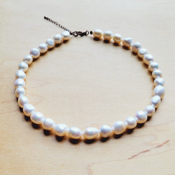 Genuine Freshwater Pearl Collar Necklace Wedding